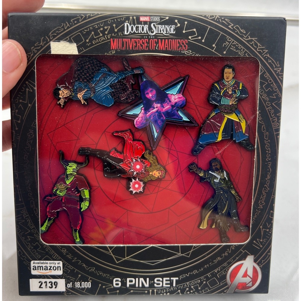 Marvel Doctor Strange Multiverse of Madness 6 Pin Set Amazon Exclusive Limited